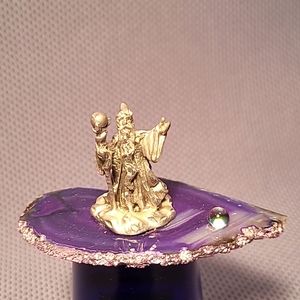 Miniature Pewter Wizard